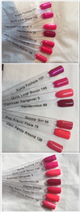 Gelish Girls Love Bouys Swatch Comparisons